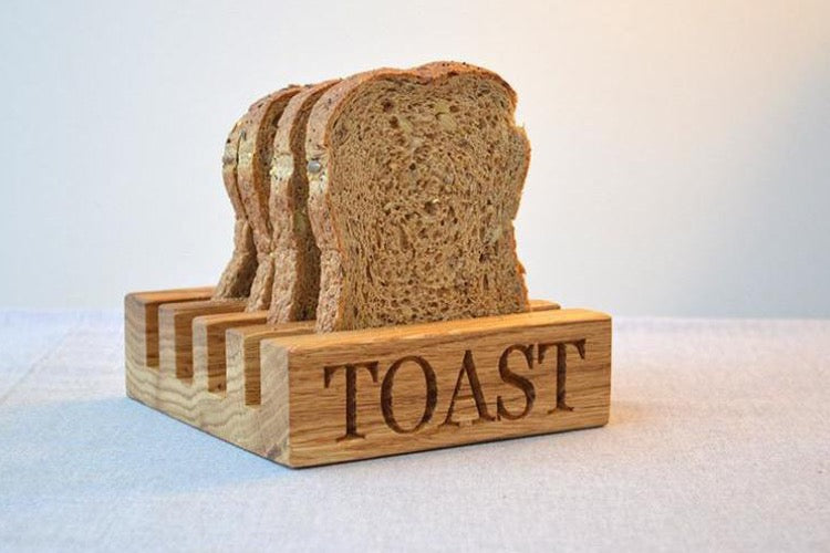 Toast Rack with four slices of toast