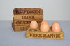 Egg Rack - Half A Dozen Oak Egg Rack