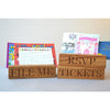 Letter Rack - Oak Letter Rack