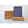 Tablet Rack - Single Tablet Oak Charging Block